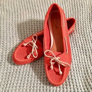 NWOT Coral Sperry Top-Sider Shoes